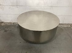 1 X STONE THE CROWS ROUND TABLE - SILVER - TOTAL RRP £265