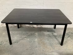 WYCOMBE DINING TABLE IN BLACK - PRODUCT CODE. 895579 - RRP £875