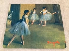 100 X STONE THE CROWS DEGAS BALLET CLASS - MOUSE MAT - WIDTH 24CM - TOTAL RRP £400