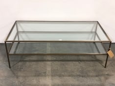 NKUKU NAKURU IRON AND GLASS COFFEE TABLE - ITEM NO. NT0201 - RRP £695