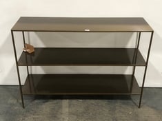 NKUKU MAHI CONSOLE TABLE IN BRASS - ITEM NO. MC7201 - RRP £495