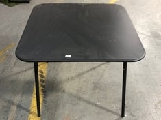 JOHN LEWIS BLACK METAL COFFEE TABLE