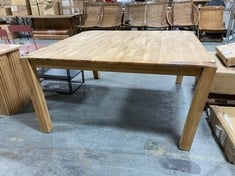 LA REDOUTE ADELITA SQUARE DINING TABLE IN OAK - RRP £925