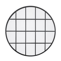 RICHBOROUGH ROUND MIRROR BLACK 800X30X800MM - ITEM NO. 677007 - RRP £ 119.99