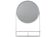 EMERSON MIRROR SILVER 420X110X630MM - ITEM NO. 703713 - RRP £129.95