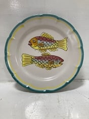 30 X STONE THE CROWS DINNER PLATE - PISCES - - TOTAL RRP £540