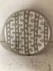 12 X STONE THE CROWS WALL PLATE - DESIGN EIGHT WHITE - (H) 5 X (W) 35 X (D) 35 CM - TOTAL RRP £456