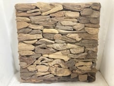 8 X STONE THE CROWS HORIZONTAL / VERTICAL DRIFTWOOD WAL - SQU 63.5CMS - TOTAL RRP £1160