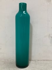 7 X STONE THE CROWS EXTRA SMALL TEAL VASE - HEIGHT 30 CMs - TOTAL RRP £70