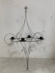 3 X STONE THE CROWS HANGING BIG TOP CANDELABRA - HEIGHT 60CM - TOTAL RRP £114