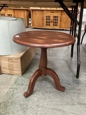 1 X STONE THE CROWS DARK BROWN SMALL SIDE TABLE