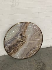 26" OYSTER LARGE GRAND CLOCK BRONZE - ITEM NO. 421168