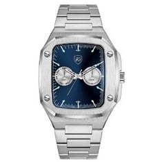 MEN’S RAYMOUND GAUDIN WATCH - MULTI FUNCTIONAL DIAL - STAINLESS STEEL CASE AND STRAP EST RRP £980.