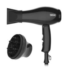 3X ASSORTED HAIR DRYERS TO INCLUDE WAHL TRAVEL HAIR DRYER, HAIR DRYER WITH ATTACHMENTS, DRYER FOR TRAVELLING, COMPACT HAIRDRYER, FOLDABLE TRAVEL DRYER, TWO HEAT SETTINGS, WORLDWIDE VOLTAGE, PORTABLE