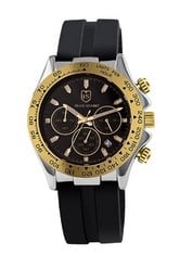 MEN’S FRANK SCHMIDT WATCH - MULTI FUNCTION SUB DIALS WITH DATE HQ RUBBER SPORTS STRAP EST RRP £320 .