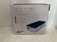 LUXURY AIR BED SINGLE SIZE .