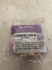 32 X LA ACTIVE BABY TODDLER GRIP SOCKS 0-3 MONTHS .