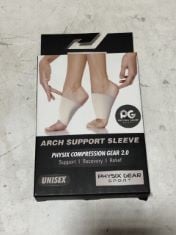 39 X ARCH SUPPORT SLEEVE PHYSIX COMPRESSION GEAR 2.0.