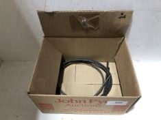 10 X SHIMANO BC-R680 CALIPER POLYMER COATED BRAKE CABLE IN BLACK WITH CABLE WIRE AND END PINS .