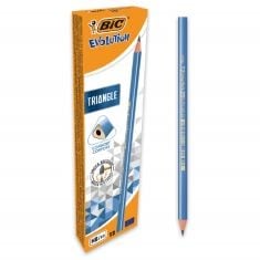 BIC EVOLUTION TRIANGLE PENCILS - PACK OF 12, GREY, NAVIGATOR COLOUR DOCUMENTS PAPER 120GSM A4 WHITE [PACK OF 250 SHEETS].