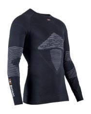 X2 ASSORTED ITEMS TO INCLUDE X-BIONIC ENERGIZER 4.0 SHIRT ROUND NECK LONG SLEEVES MEN BASELAYER FUNCTIONAL SPORT T-SHIRT - OPAL BLACK/ARCTIC WHITE, LARGE.