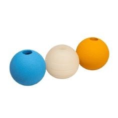 40 X BASICS - GLOW TOY DOG BALLS, 6.35 CM (3-PACK), BEIGE.