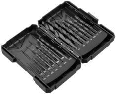 10 X BRAND - DENALI 20-PIECE DRILL BIT SET WITH CARRY CASE.