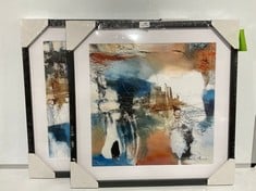 JOHN LEWIS NATASHA BARNES CONTINUITY SET OF 2 FRAMED PRINTS RRP- £175