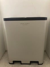 JOHN LEWIS 60L 2 SECTION RECYCLING BIN GREY RRP- £100