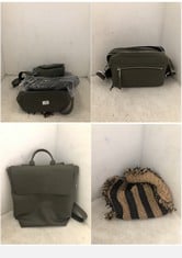 4 X ASSORTED JOHN LEWIS BAGS TO INCLUDE ANYDAY CAMERA BAG KHAKI