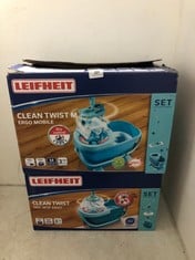 2 X LEIFHEIT CLEAN TWIST ERGO MOP SETS