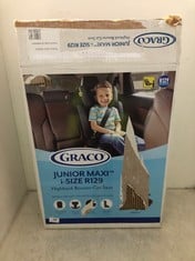 GRACO JUNIOR MAXI I-SIZE R129 HIGHBACK BOOSTER CAR SEAT