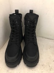 PALLADIUM PALLASQUAD CANVAS BOOTS BLACK SIZE 5 RRP- £105