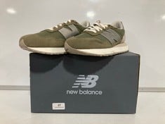 NEW BALANCE 237 TRAINERS KHAKI/SILVER SIZE 7 RRP- £90