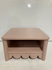 JOHN LEWIS HEM BEDSIDE TABLE BLUSH RRP- £129