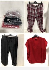 4 X ASSORTED JOHN LEWIS CLOTHING TO INCLUDE ANYDAY CUFFED JOGGERS BLACK SIZE XXL