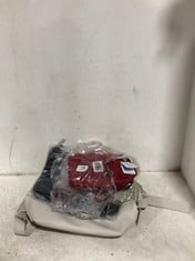 5 X ASSORTED JOHN LEWIS BAGS TO INCLUDE ZIP AROUND PHONE BAG RED