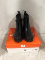 JOHN LEWIS ANYDAY PURDIE ZIP FRONT ANKLE BOOTS BLACK SIZE 41