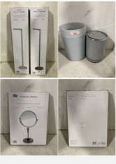 6 X ASSORTED JOHN LEWIS BATHROOM ITEMS TO INCLUDE DRIFT TOILET DUTLER DOVE GREY