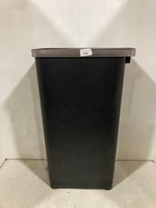 3 X ASSORTED KITCHEN WASTE BINS TO INCLUDE EKO PEDESTAL BIN BLACK