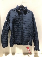 HELLY HANSEN REGULAR FIT SAILING PUFFER JACKET NAVY SIZE XL RRP- £150