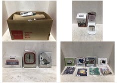 BOX OF ASSORTED HOUSEHOLD ITEMS TO INCLUDE BIALETTI MOKA EXPRESS ESPRESSO MAKER