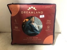 DREAMLAND HURRY HOME DELUXE VELVET WARMING THROW LARGE SIZE 120 X 160CM