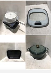 6 X ASSORTED HOUSEHOLD ITEMS TO INCLUDE SALTER GLASS WEIGHING SCALES