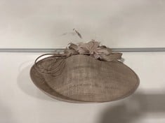 JOHN LEWIS HATTIE DISC FEATHER HAT NATURAL RRP- £125