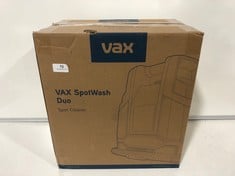 VAX SPOTWASH DUO SPOT CLEANER MODEL NO-CDCW-CSXA RRP- £139.99