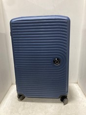 HAUPTSTADTKOFFER TRAVEL CASE NAVY BLUE HARDSHELL LARGE SPINNER RRP- £115