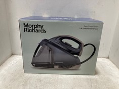 MORPHY RICHARDS EASY STEAM BLACK 1.8L STEAM GENERATOR RRP- £125