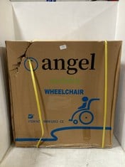 ANGEL MOBILITY LITE LIGHTWEIGHT FOLDING TRANSIT ATTENDANT COMPACT TRAVEL WHEELCHAIR AMW1863T RRP- £119