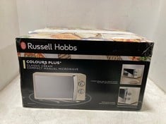 RUSSELL HOBBS COLOURS PLUS+ COMPACT MANUAL MICROWAVE MODEL NO-RHMM701C-N